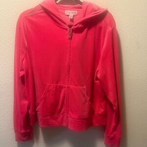 Juicy Couture Hot Pink Zip-Up Hoodie